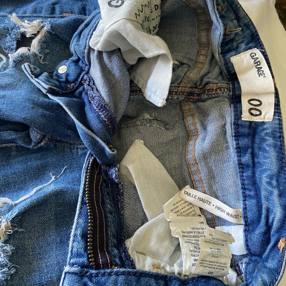 Garage High Waist Jeggings/Jeans Size 00 Blue